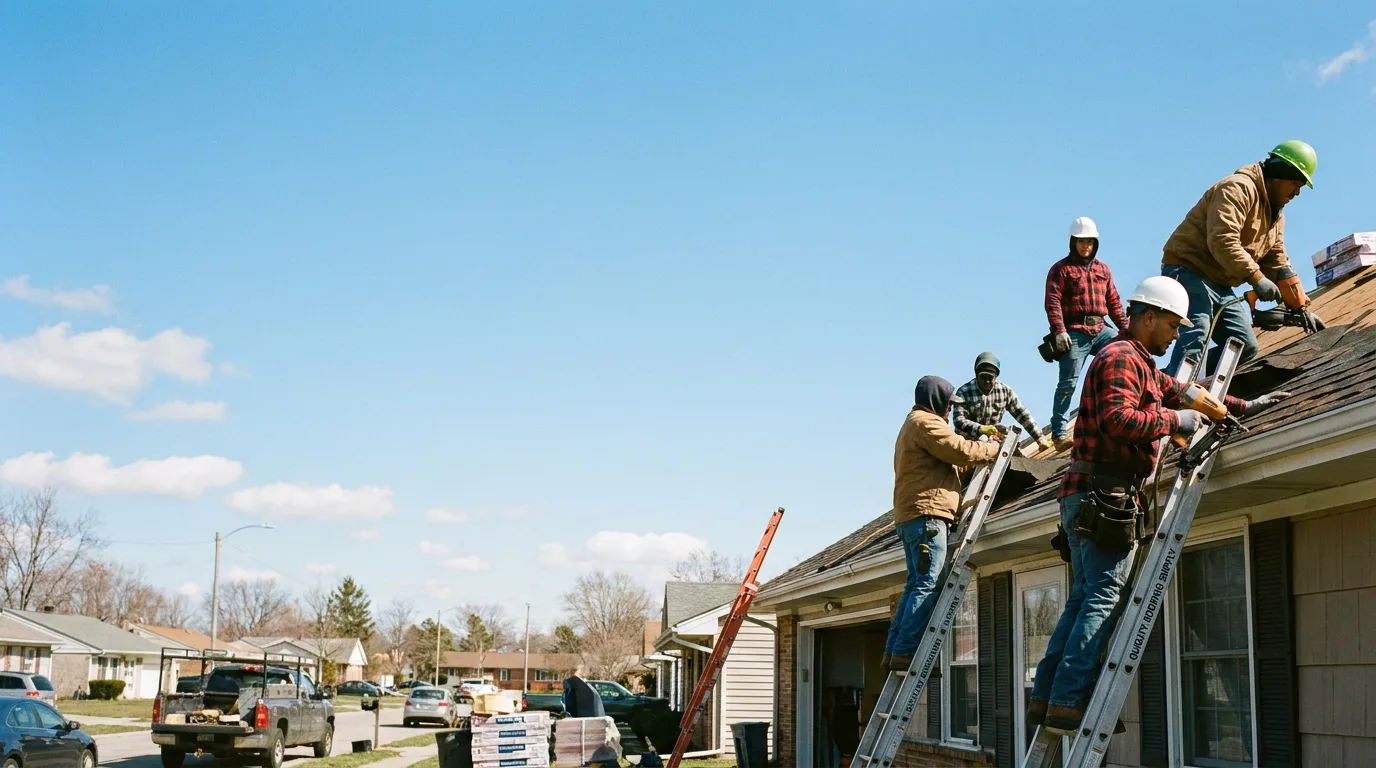 Roofing in Harrisonville, MO near me